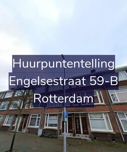 Foto gevel Huurpuntentelling voor Engelsestraat 59-B, Rotterdam