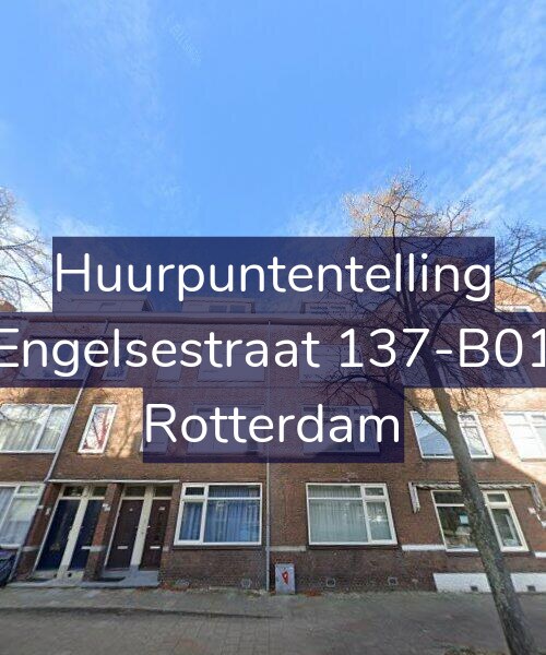 Foto gevel Huurpuntentelling voor Engelsestraat 137-B01, Rotterdam