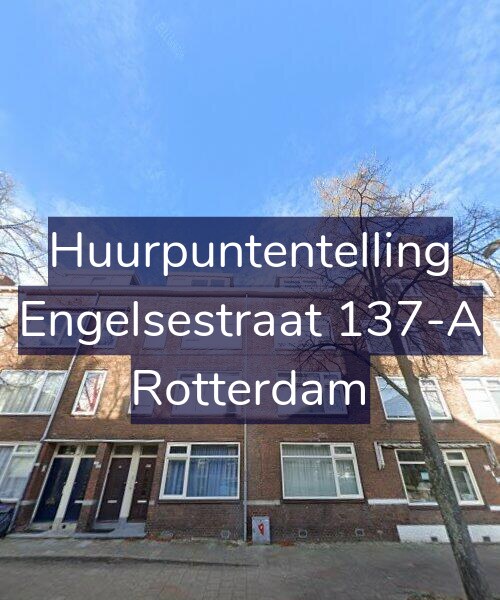 Foto gevel Huurpuntentelling voor Engelsestraat 137-A, Rotterdam