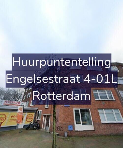 Foto gevel Huurpuntentelling voor Engelsestraat 4-01L, Rotterdam