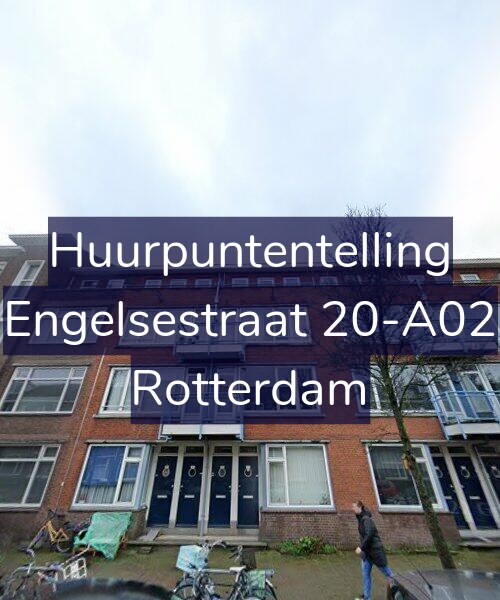 Foto gevel Huurpuntentelling voor Engelsestraat 20-A02, Rotterdam