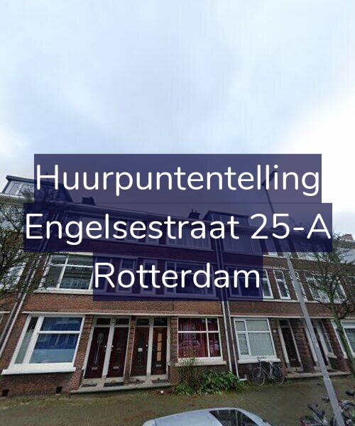 Foto gevel Huurpuntentelling voor Engelsestraat 25-A, Rotterdam