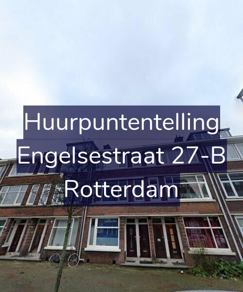 Foto gevel Huurpuntentelling voor Engelsestraat 27-B, Rotterdam