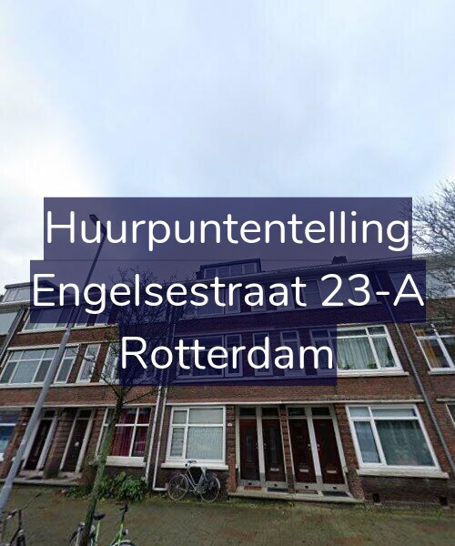 Foto gevel Huurpuntentelling voor Engelsestraat 23-A, Rotterdam