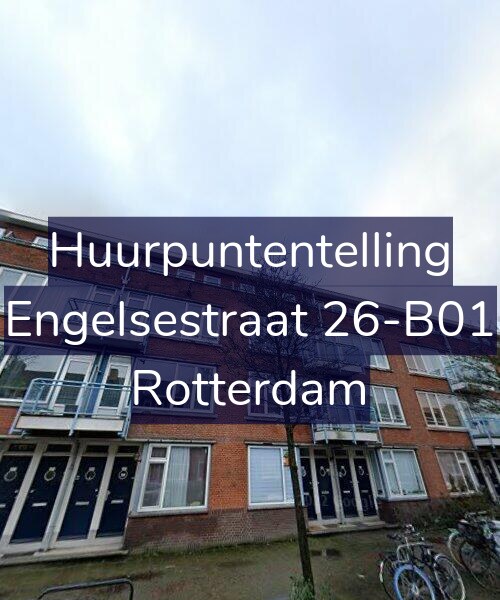 Foto gevel Huurpuntentelling voor Engelsestraat 26-B01, Rotterdam