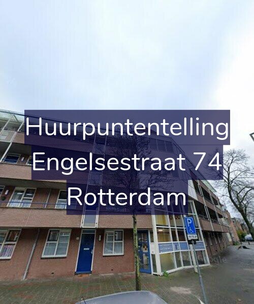 Foto gevel Huurpuntentelling voor Engelsestraat 74, Rotterdam