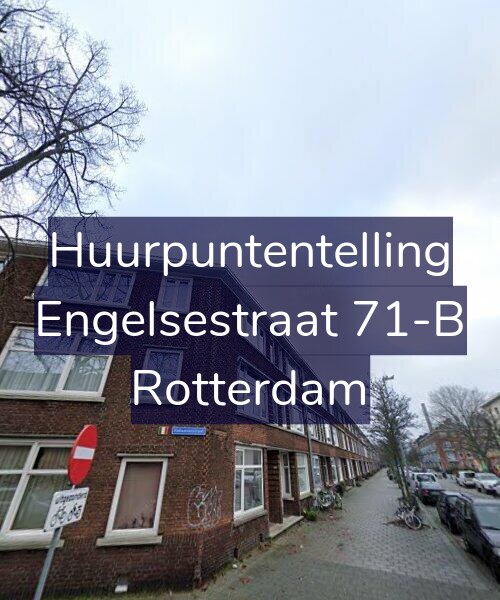 Foto gevel Huurpuntentelling voor Engelsestraat 71-B, Rotterdam