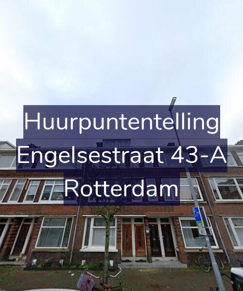 Foto gevel Huurpuntentelling voor Engelsestraat 43-A, Rotterdam