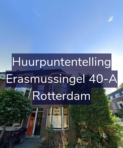 Foto gevel Huurpuntentelling voor Erasmussingel 40-A, Rotterdam