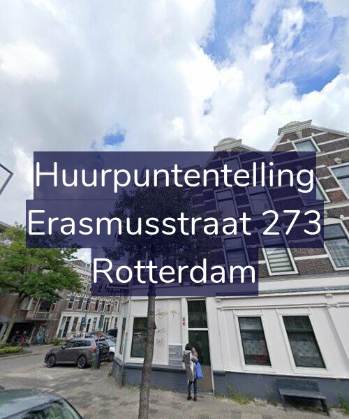 Foto gevel Huurpuntentelling voor Erasmusstraat 273, Rotterdam