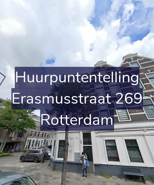 Foto gevel Huurpuntentelling voor Erasmusstraat 269, Rotterdam