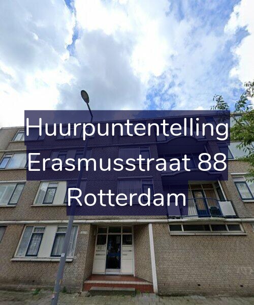 Foto gevel Huurpuntentelling voor Erasmusstraat 88, Rotterdam