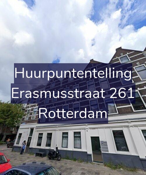 Foto gevel Huurpuntentelling voor Erasmusstraat 261, Rotterdam