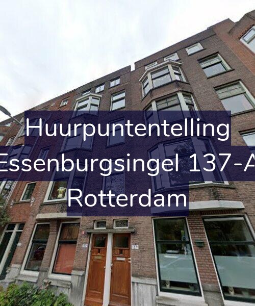 Foto gevel Huurpuntentelling voor Essenburgsingel 137-A, Rotterdam