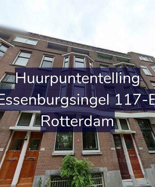 Foto gevel Huurpuntentelling voor Essenburgsingel 117-B, Rotterdam