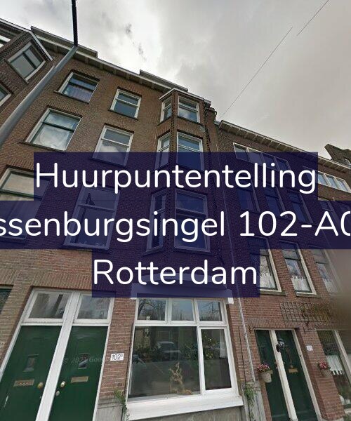 Foto gevel Huurpuntentelling voor Essenburgsingel 102-A03, Rotterdam