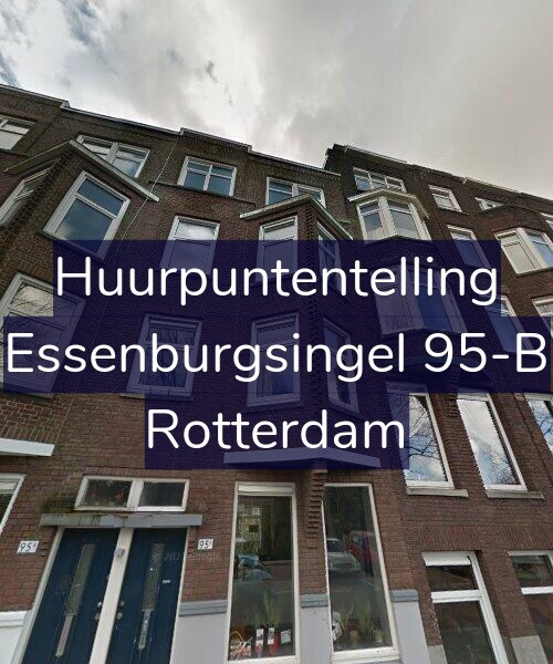 Foto gevel Huurpuntentelling voor Essenburgsingel 95-B, Rotterdam