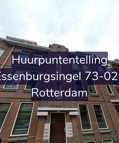 Foto gevel Huurpuntentelling voor Essenburgsingel 73-02L, Rotterdam
