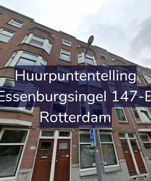 Foto gevel Huurpuntentelling voor Essenburgsingel 147-B, Rotterdam