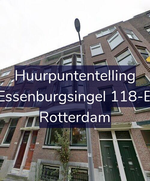 Foto gevel Huurpuntentelling voor Essenburgsingel 118-B, Rotterdam