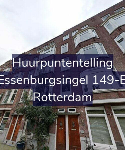 Foto gevel Huurpuntentelling voor Essenburgsingel 149-B, Rotterdam