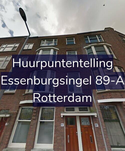 Foto gevel Huurpuntentelling voor Essenburgsingel 89-A, Rotterdam