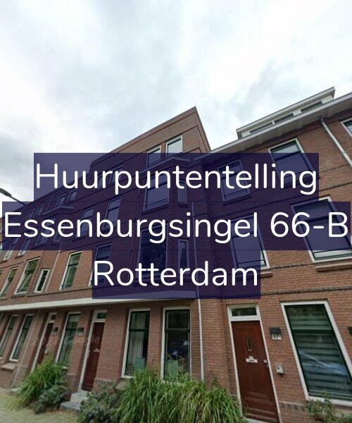 Foto gevel Huurpuntentelling voor Essenburgsingel 66-B, Rotterdam