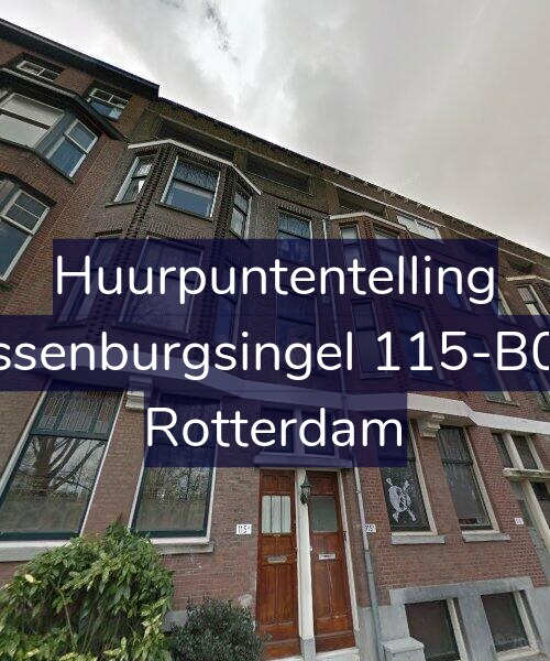 Foto gevel Huurpuntentelling voor Essenburgsingel 115-B01, Rotterdam