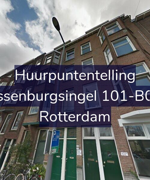 Foto gevel Huurpuntentelling voor Essenburgsingel 101-B02, Rotterdam