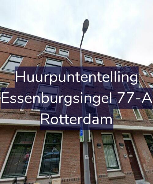 Foto gevel Huurpuntentelling voor Essenburgsingel 77-A, Rotterdam
