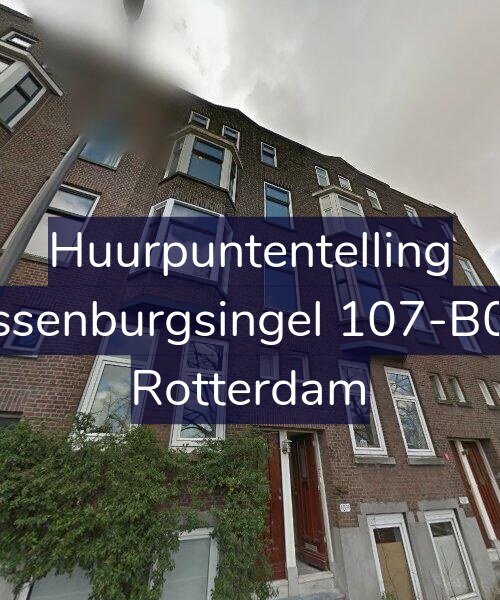 Foto gevel Huurpuntentelling voor Essenburgsingel 107-B01, Rotterdam