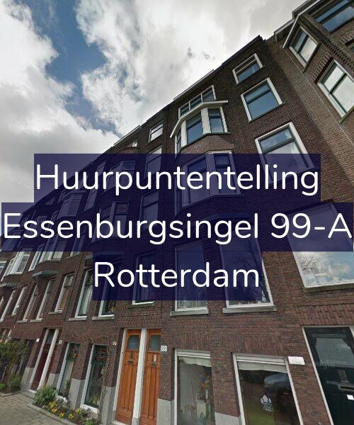 Foto gevel Huurpuntentelling voor Essenburgsingel 99-A, Rotterdam