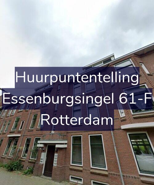 Foto gevel Huurpuntentelling voor Essenburgsingel 61-F, Rotterdam