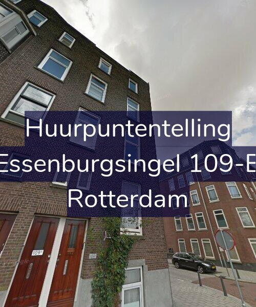 Foto gevel Huurpuntentelling voor Essenburgsingel 109-B, Rotterdam