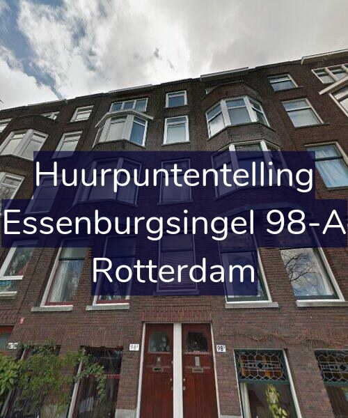 Foto gevel Huurpuntentelling voor Essenburgsingel 98-A, Rotterdam