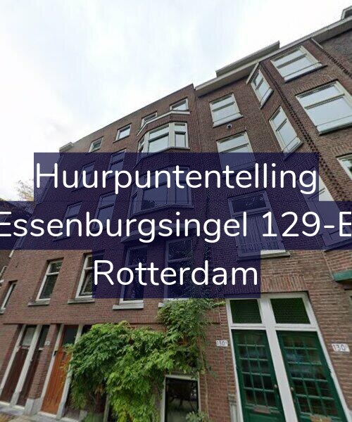 Foto gevel Huurpuntentelling voor Essenburgsingel 129-B, Rotterdam