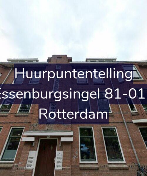 Foto gevel Huurpuntentelling voor Essenburgsingel 81-01L, Rotterdam