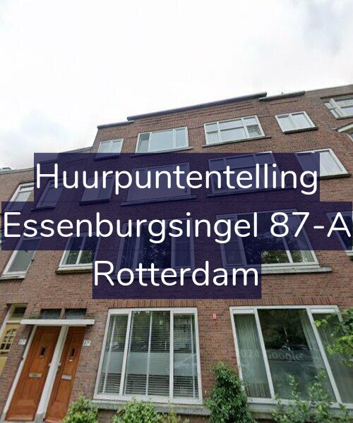Foto gevel Huurpuntentelling voor Essenburgsingel 87-A, Rotterdam