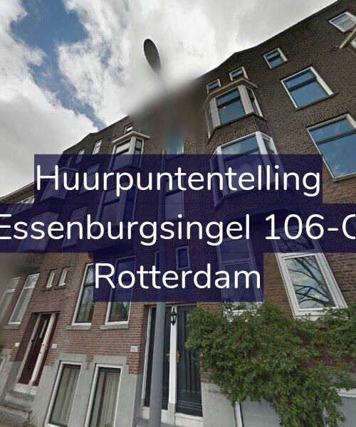 Foto gevel Huurpuntentelling voor Essenburgsingel 106-C, Rotterdam