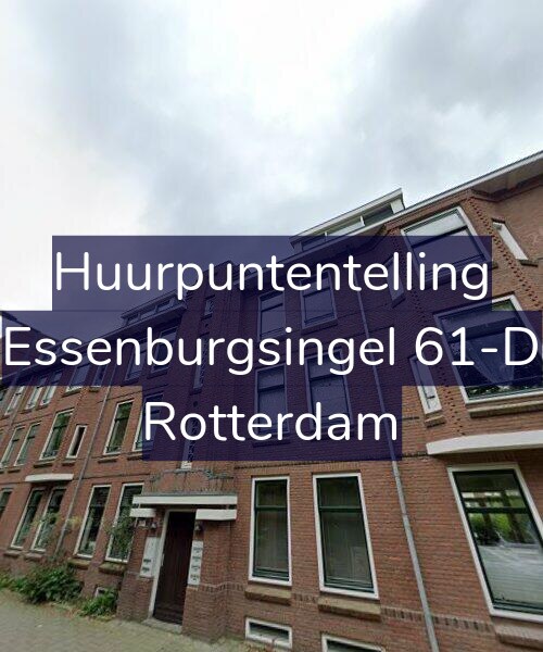 Foto gevel Huurpuntentelling voor Essenburgsingel 61-D, Rotterdam