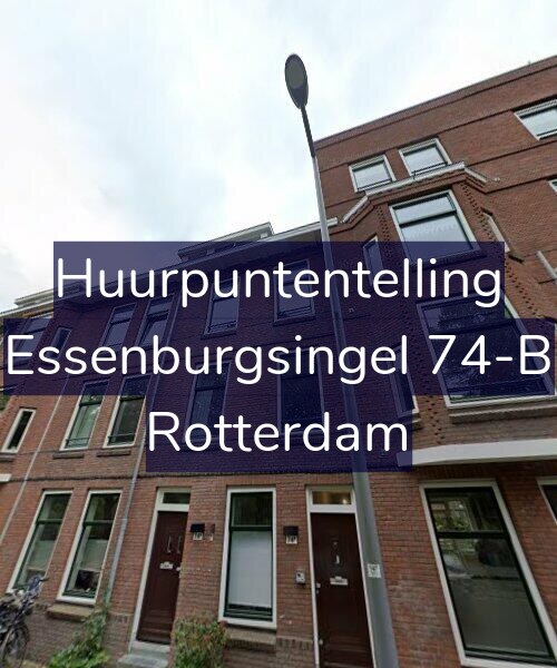 Foto gevel Huurpuntentelling voor Essenburgsingel 74-B, Rotterdam