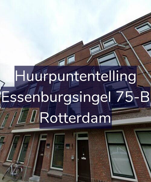 Foto gevel Huurpuntentelling voor Essenburgsingel 75-B, Rotterdam