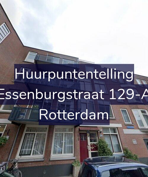Foto gevel Huurpuntentelling voor Essenburgstraat 129-A, Rotterdam