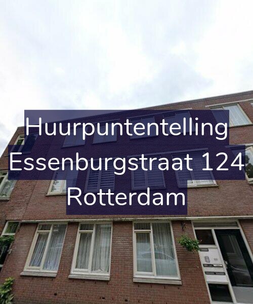 Foto gevel Huurpuntentelling voor Essenburgstraat 124, Rotterdam