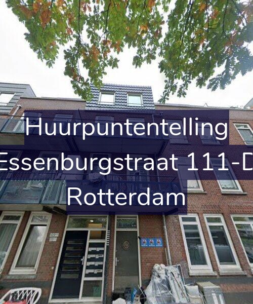 Foto gevel Huurpuntentelling voor Essenburgstraat 111-D, Rotterdam