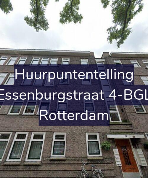 Foto gevel Huurpuntentelling voor Essenburgstraat 4-BGL, Rotterdam