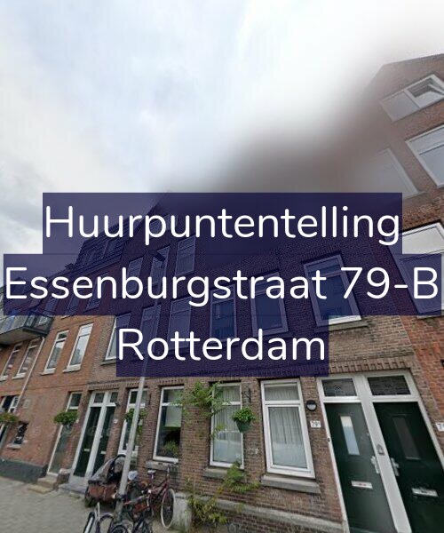 Foto gevel Huurpuntentelling voor Essenburgstraat 79-B, Rotterdam
