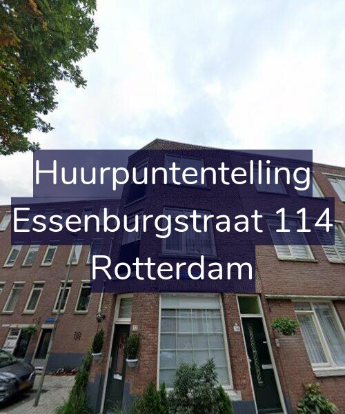 Foto gevel Huurpuntentelling voor Essenburgstraat 114, Rotterdam