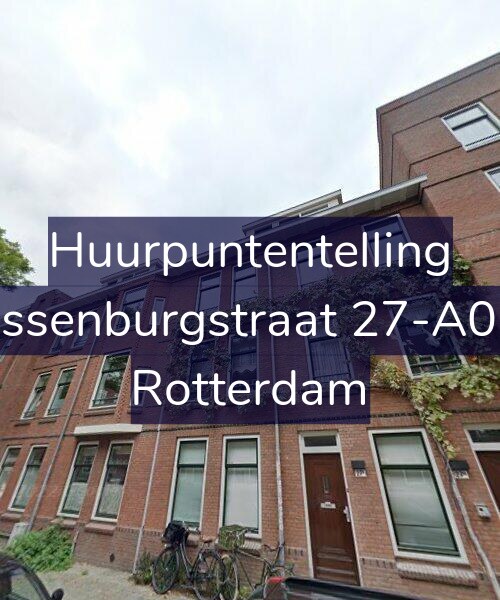 Foto gevel Huurpuntentelling voor Essenburgstraat 27-A01, Rotterdam
