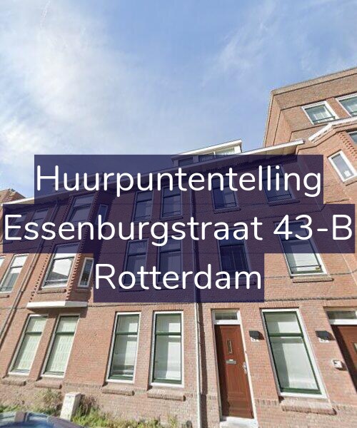 Foto gevel Huurpuntentelling voor Essenburgstraat 43-B, Rotterdam